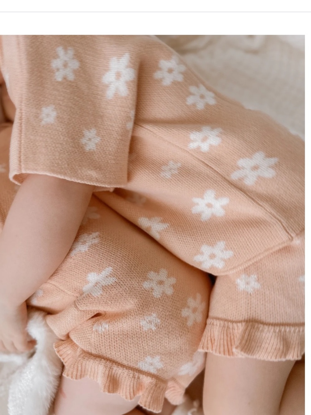 Blossom and Pear toddler size 4Y knit top posy flower - Picture 2 of 3